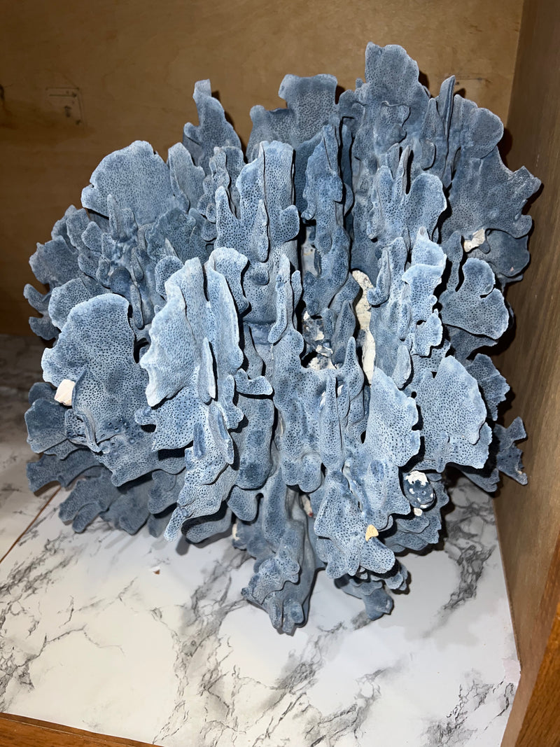 Vintage Blue Ridge Coral Sculpture- 18"
