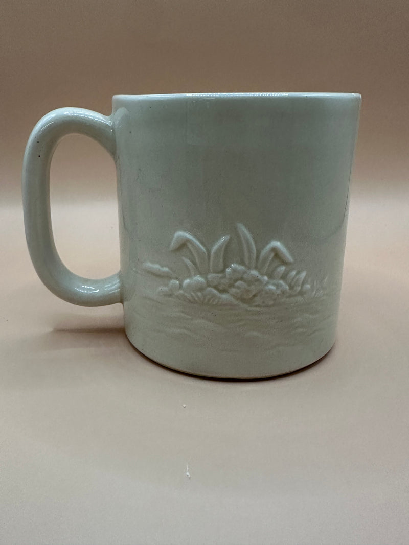 Vintage Pelican Mug back view showcasing the ceramic texture