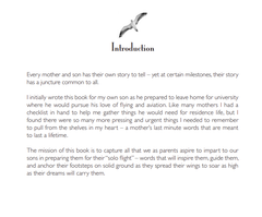 Textual introduction with a bird illustration on a white background