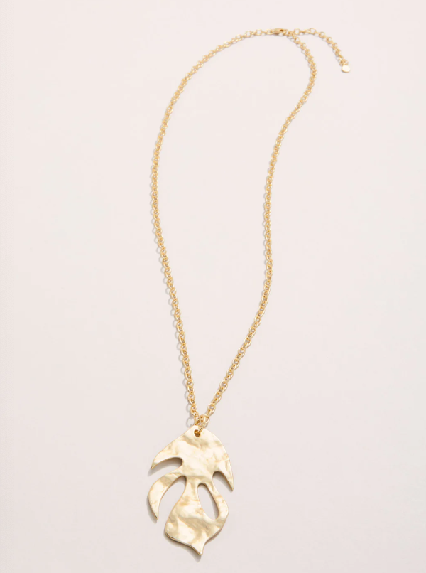 Kai Leaf Necklace – Full Chain and Pendant