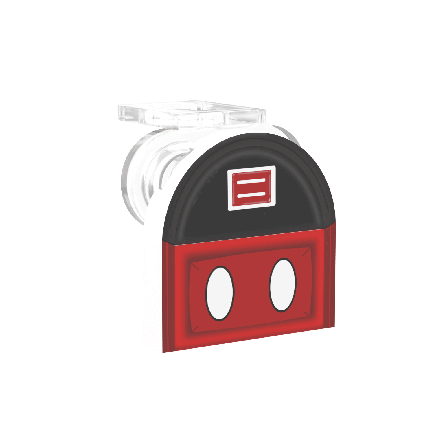 Mickey Lugfly Cosplay Mini Backpack - Minifig Scale - Custom Printed - Made Using LEGO® Parts