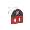 Mickey Lugfly Cosplay Mini Backpack - Minifig Scale - Custom Printed - Made Using LEGO® Parts