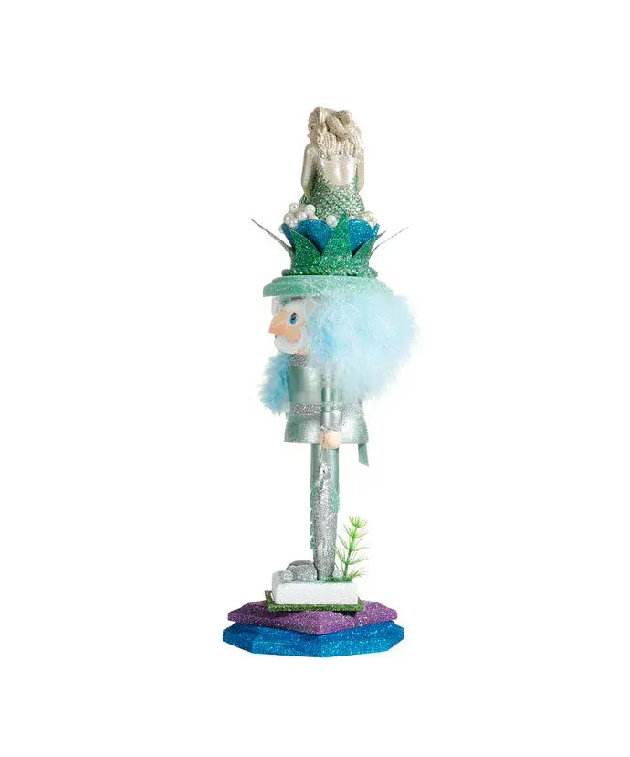 Other side view of mermaid king nutcracker