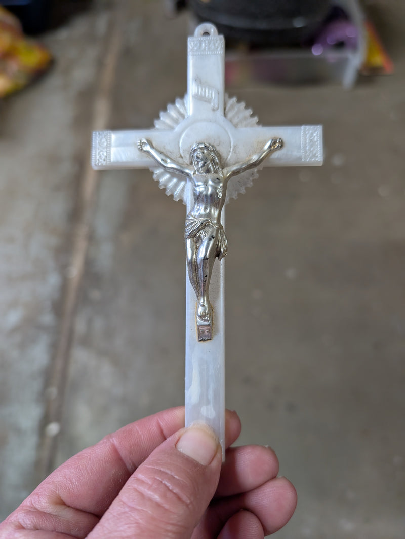 Plastic crucifix for crafts