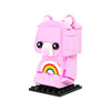 Pink Friendship Bear Brick Building Set - Custom Building Set - Made Using LEGO® Parts