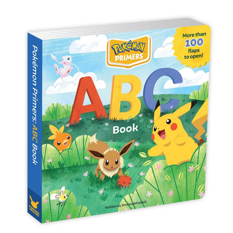 Pokémon Primers ABC Book with cartoon characters on a white background