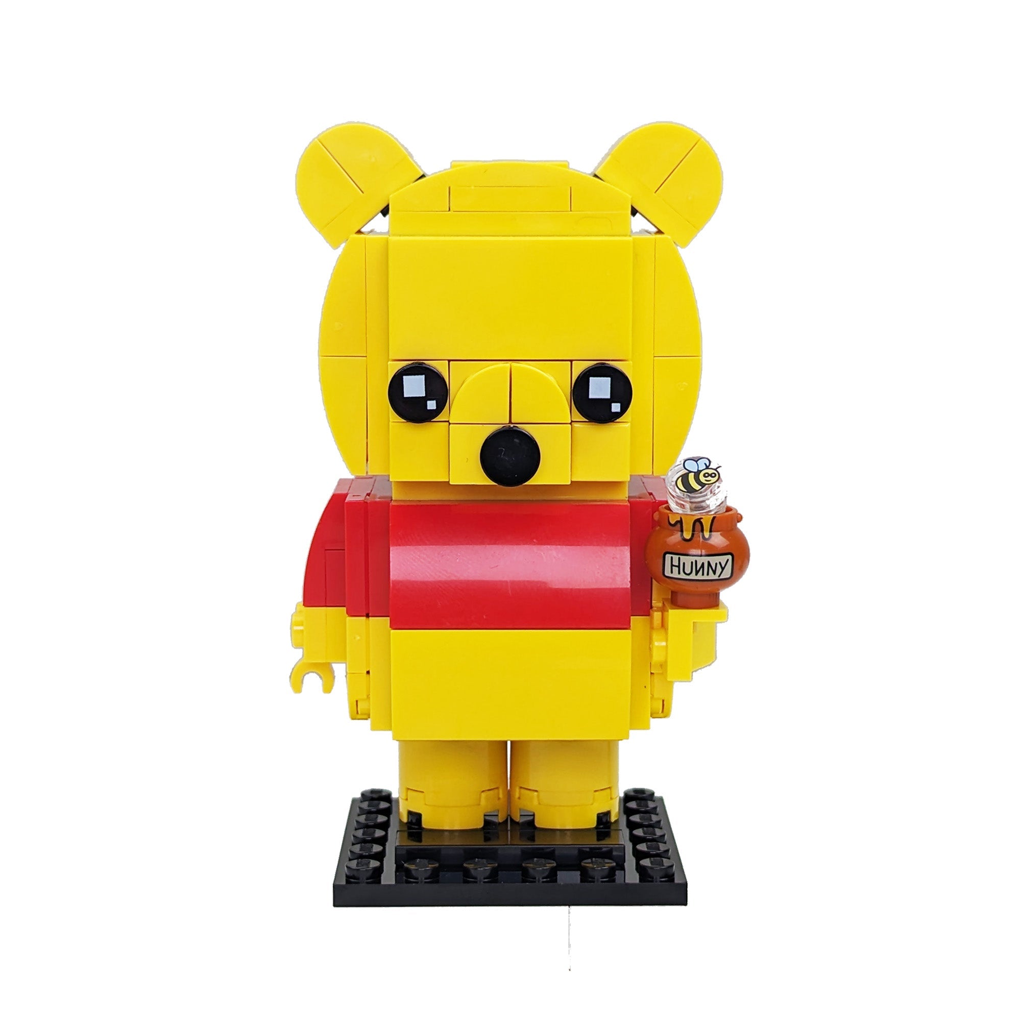 Pooh Bear Brick Building Set - Custom Building Set - Made Using LEGO® Parts