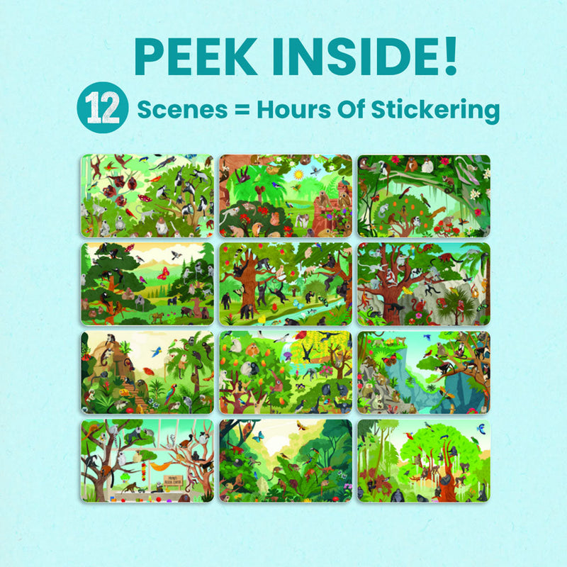 Primates Sticker Book