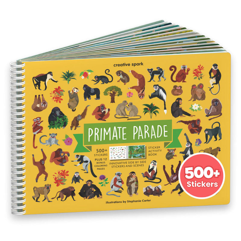 Primates Sticker Book