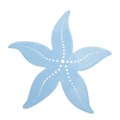  Blue starfish stainless steel powder-coated wall art 26 inches