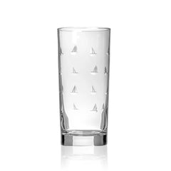 Etched Highball Glass