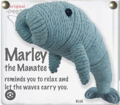 Marley the Manatee- Inspirational String Doll Keychain