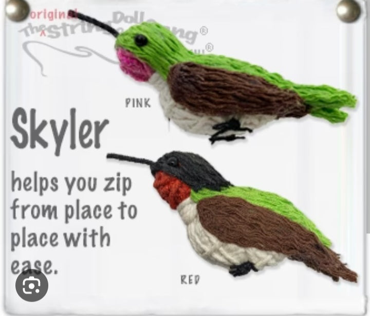 Skyler- Inspirational String Doll Keychain