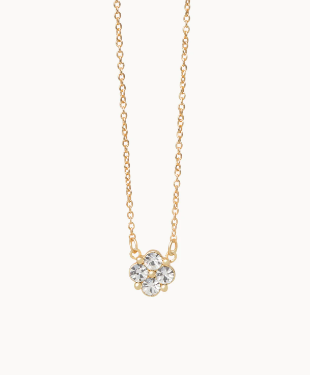 Sea La Vie Necklace Blessed Crystal Clover