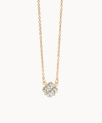 Sea La Vie Necklace Blessed Crystal Clover