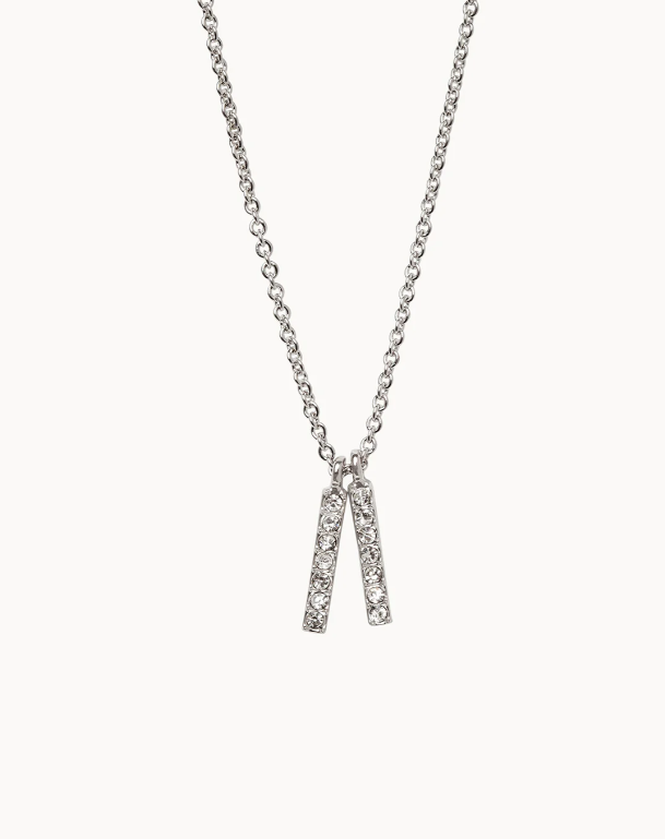 SLV Necklace 18" Lean On Me/Double Bars