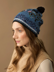 Sofia Alpaca Hat | Hand Embroidery | Fall