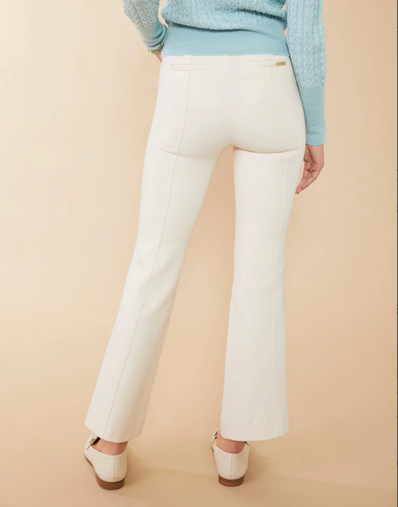 Brooke Ponte Trouser Alabaster