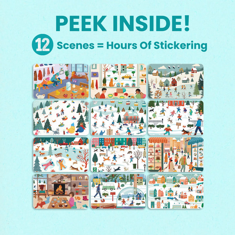 Snow Day Sticker Book