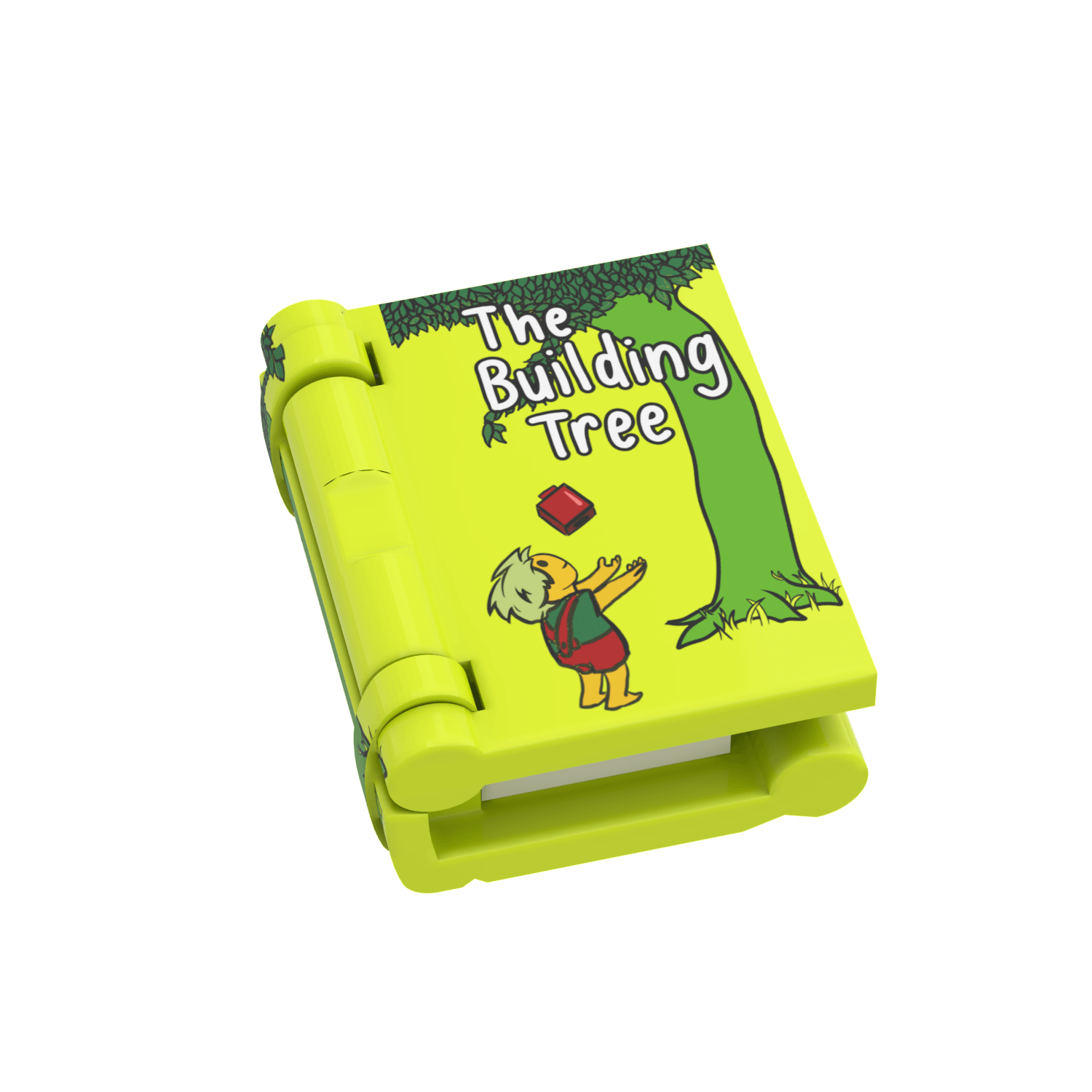 "The Building Tree" Book - Custom Printed Minifig Scale - Made using LEGO® Parts