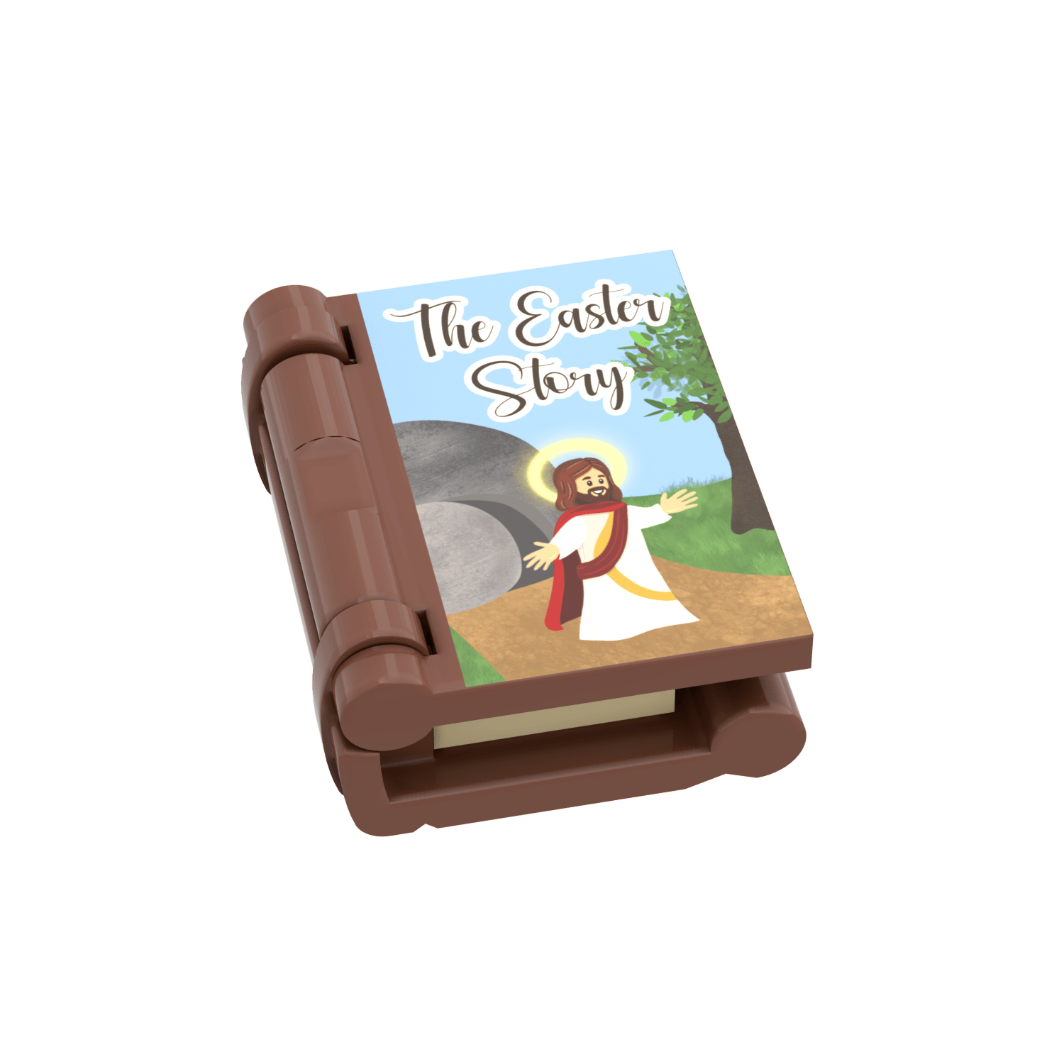 "The Easter Story" Book - Custom Printed Minifig Scale - Made using LEGO® Parts