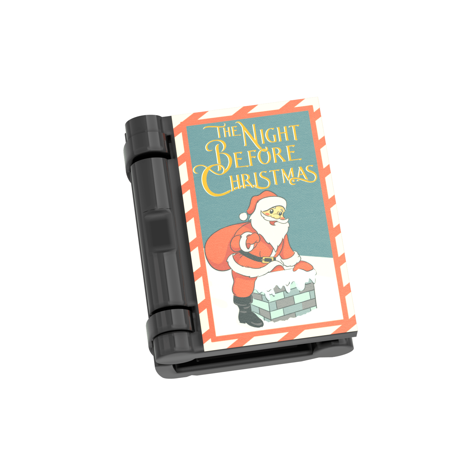 "The Night Before Christmas" Book - Custom Printed Minifig Scale - Made using LEGO® Parts