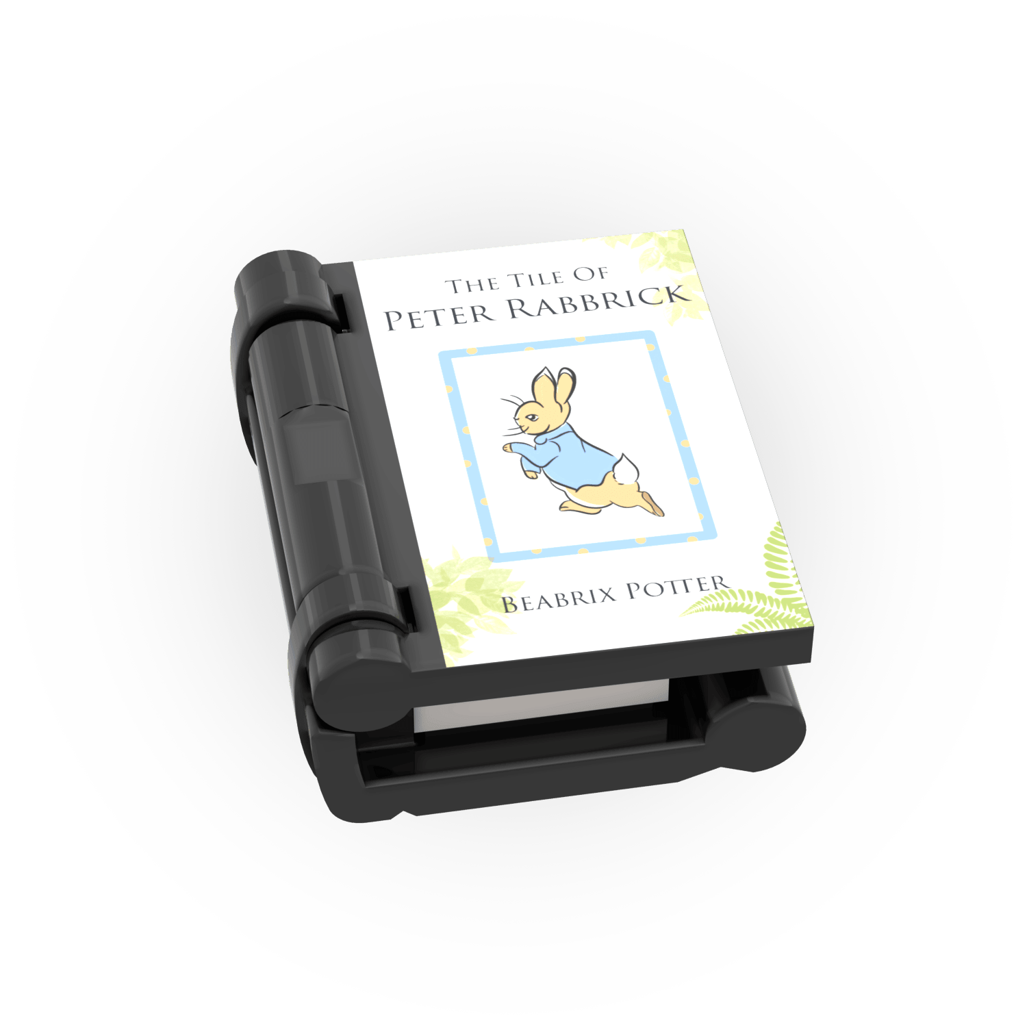 "The Tile of Peter Rabbrick" Book - Custom Printed Minifig Scale - Made using LEGO® Parts