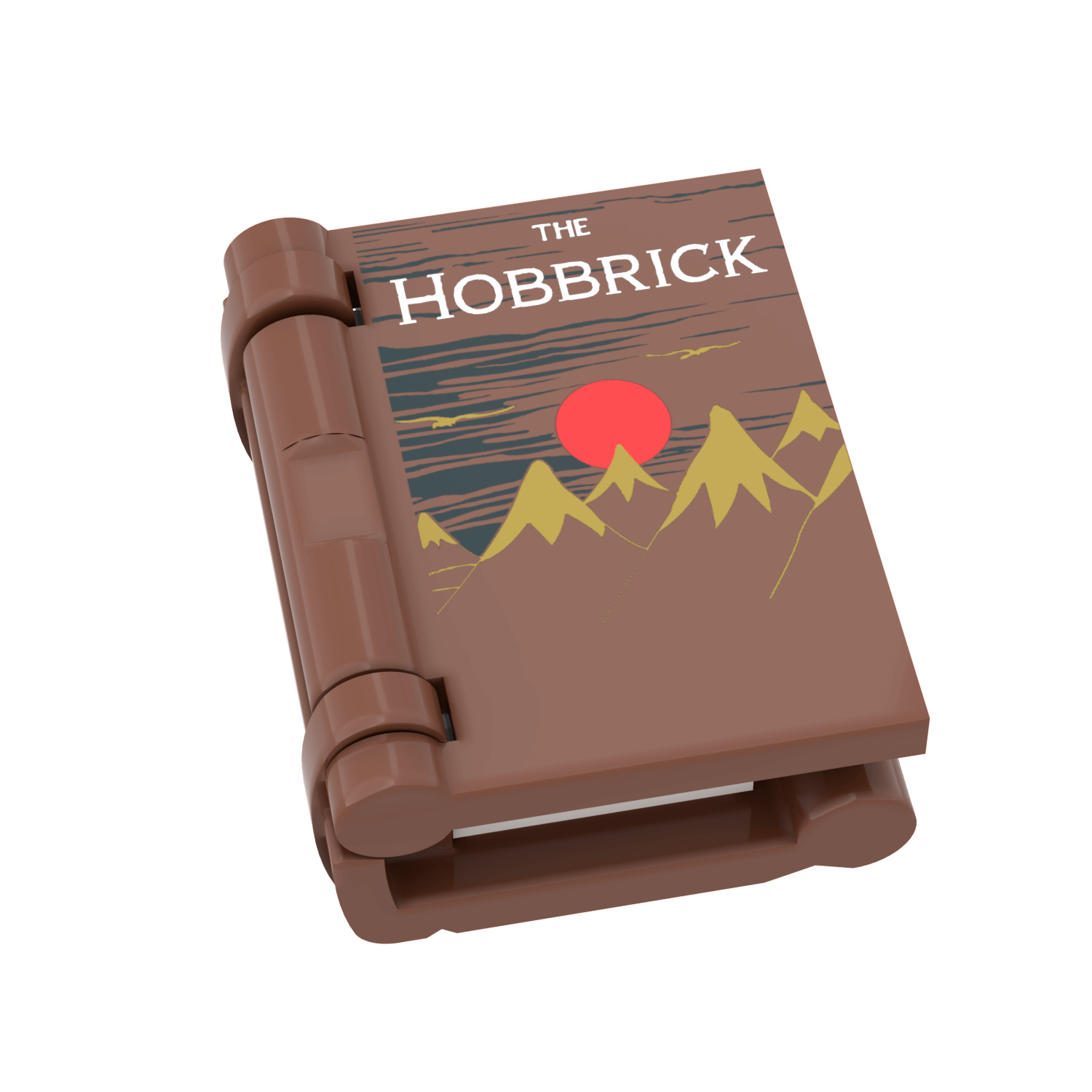 "The Hobbrick" Book - Custom Printed Minifig Scale - Made using LEGO® Parts