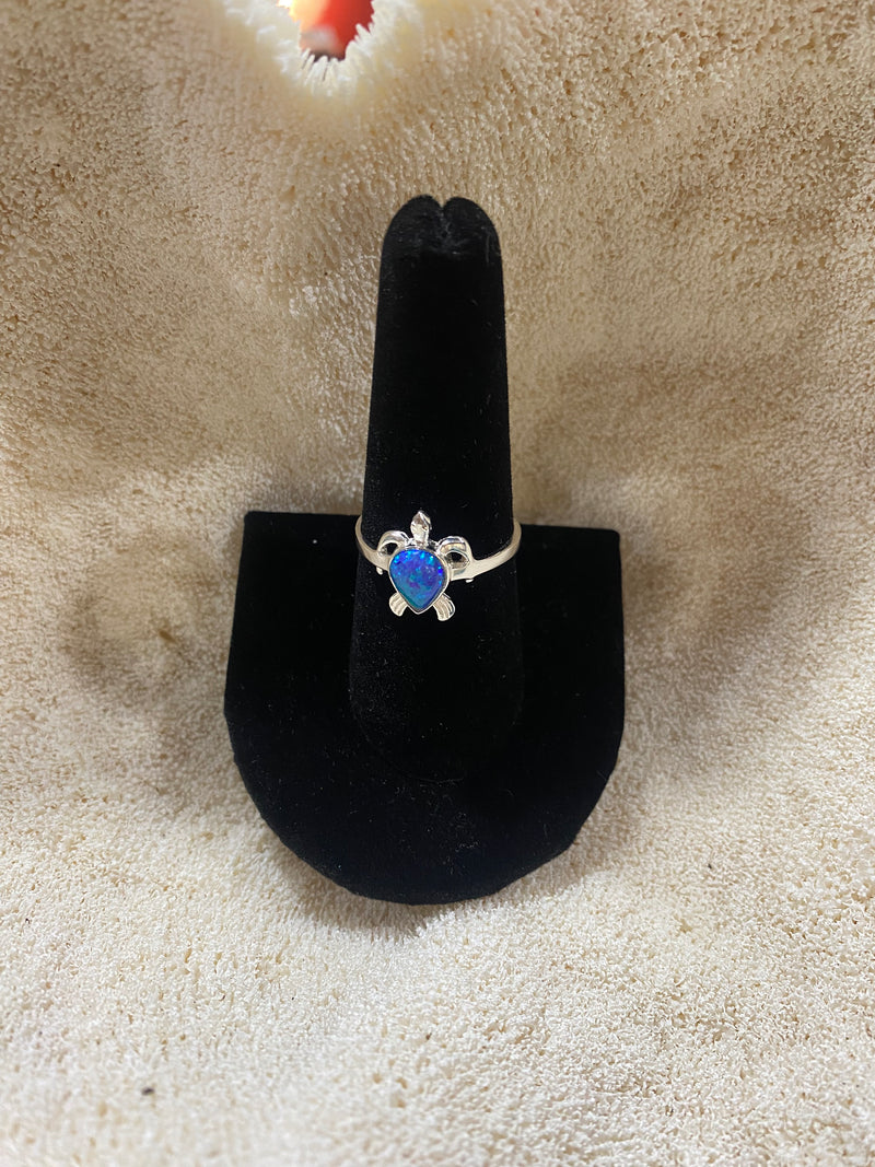 Opal Turtle Ring