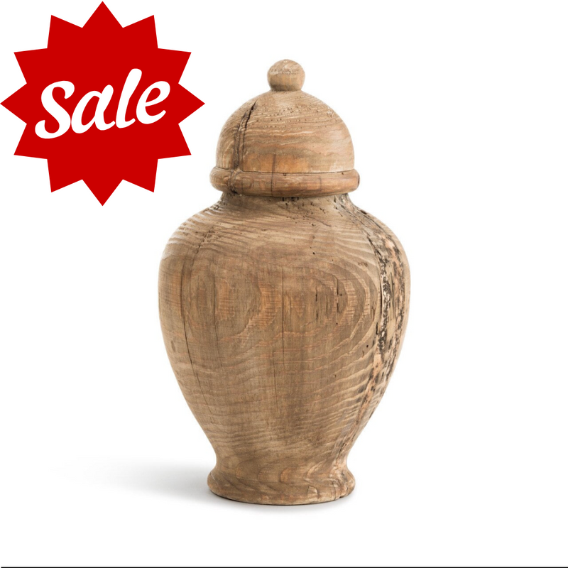 Wooden Finial Urn