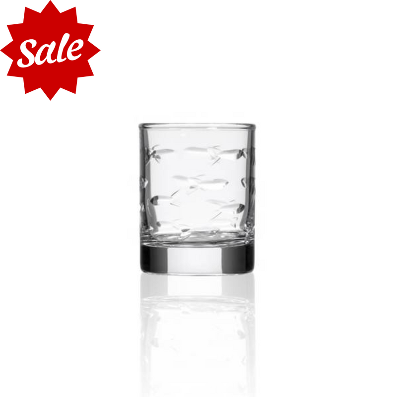 Etched Glass Votive Candle Holder