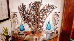 Vintage octopus coral specimen for coastal home decor - natural marine piece