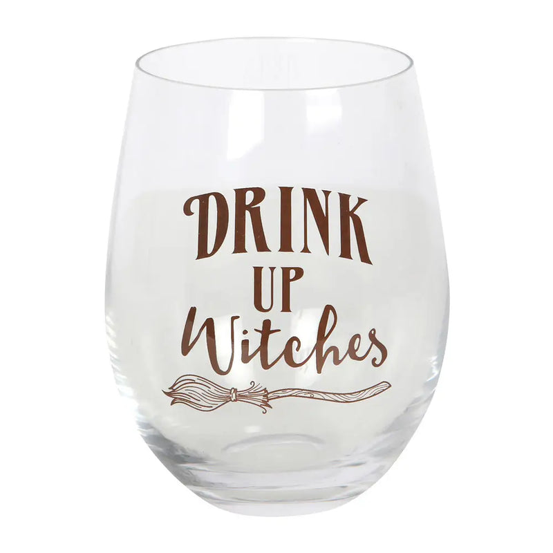 Drink Up Witches Stemless Halloween Glass