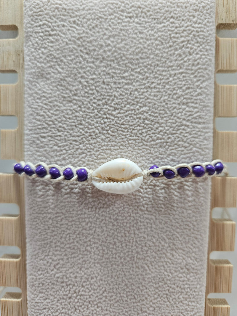 Adjustable Cowrie Shell Bracelet/Anklet - JewelryWorld Shells Imports