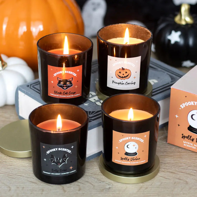 Pumpkin Carving Spiced Pumpkin Halloween Candle