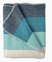 Agua Marina - Alpaca Wool Throw Blanket - blanketLATITUDE ZERO GOODS