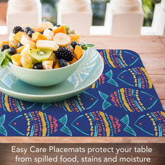 Along The Coast Reversible Rectangular Plastic Placemat - CounterArt/Highland Home/Thirstystone/CoasterStone