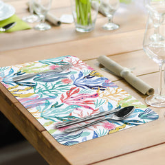 Along The Coast Reversible Rectangular Plastic Placemat - CounterArt/Highland Home/Thirstystone/CoasterStone