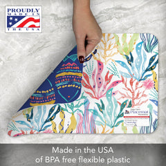 Along The Coast Reversible Rectangular Plastic Placemat - CounterArt/Highland Home/Thirstystone/CoasterStone