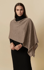 Alpaca Dress Topper | Lightweight Poncho | Alpaca Shawl - ApparelWUAMAN