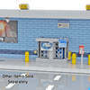 “Blue Dino” Propane Exchange - Gas Station - Minifig Scale Custom Set - Made Using LEGO® Parts