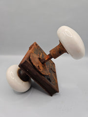 Antique Vintage Door Knobs - Authentic Brass & Glass Handles for Retro Decor - Accent DecorLoving Coastal Living
