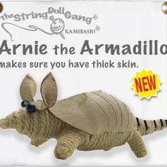 Arnie the Armadillo String Doll Keychain - KeychainKamibashi