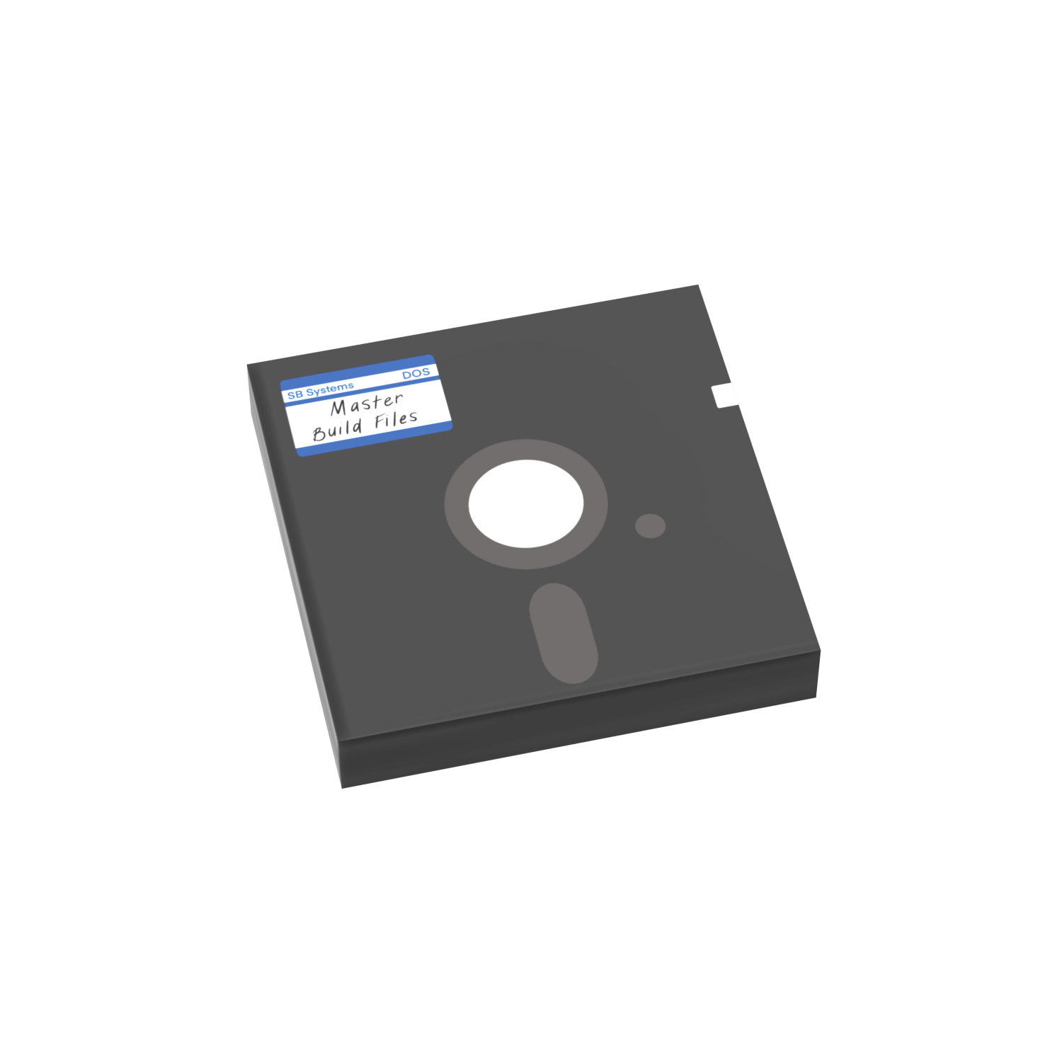 Floppy Disk 5.25 B Drive - Desktop Computer - Custom Printed - Made Using LEGO® Parts