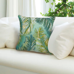 Marina Palm Border Indoor/Outdoor Pillow 18