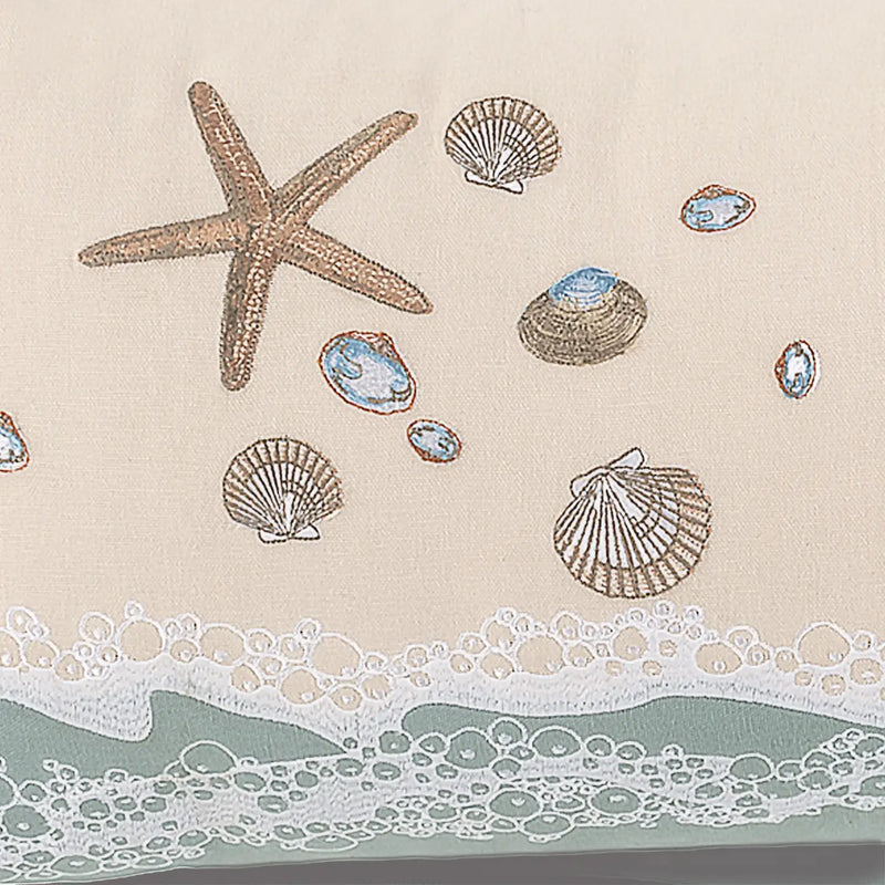 Shells and Sand Lumbar Pillow