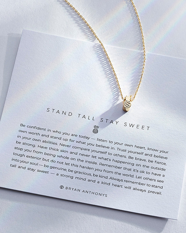 Stand Tall Stay Sweet Icon Necklace
