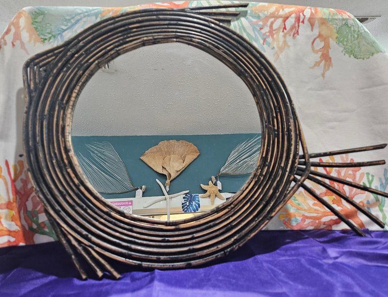 Bamboo Fish Mirror - MirrorLoving Coastal Living