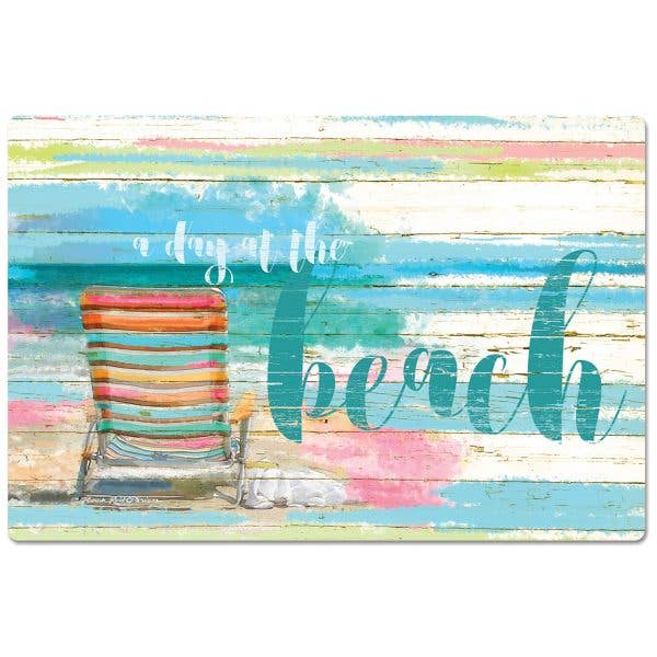 Beach Daze Decorative Comfort Floor Mat 30" x 20" - CounterArt/Highland Home/Thirstystone/CoasterStone