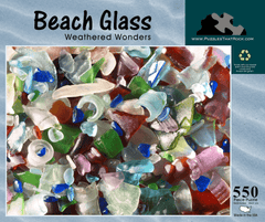 Beach Glass: Weathered Wonders 550 - Piece Jigsaw Puzzle - PuzzlesPuzzles That Rock